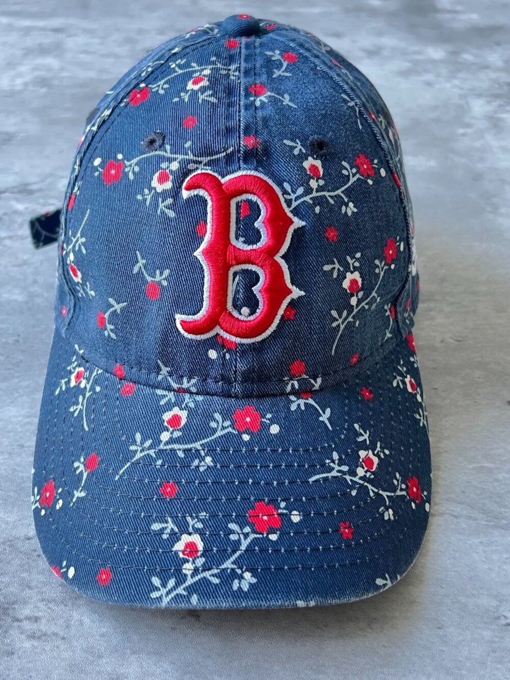 New Era BOSTON RED SOX 9Twenty Adjustable Baseball Cap Floral Roses